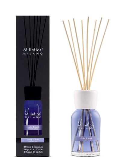 neuveden: Millefiori Milano Violet & Musk / difuzér 250ml