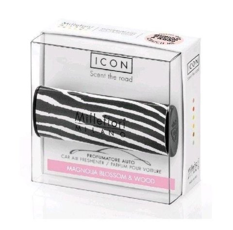 neuveden: Millefiori Milano Icon Magnolia Blossom & Wood / vůně do auta Animalier