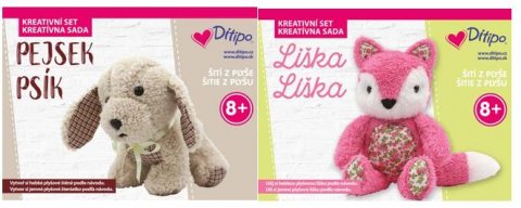 neuveden: Kreativní set Šití z plyše - mix 2 motivů