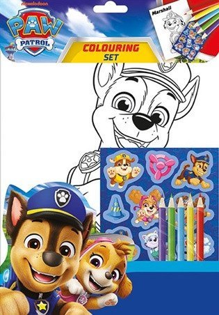 -: Tlapková Patrola - Omalovánkový set