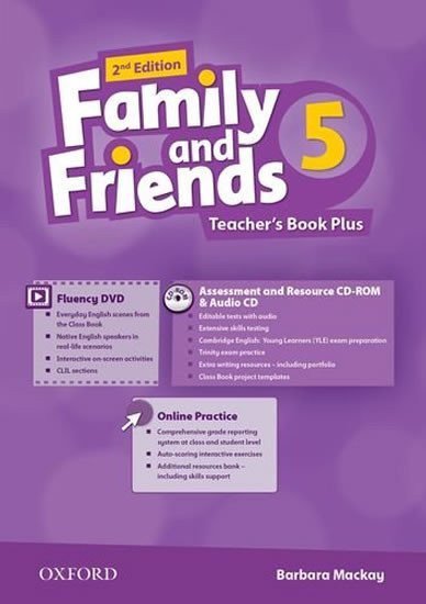 MacKay Barbara: Family and Friends 5 Teacher´s Book Plus with Multi-ROM (2nd)