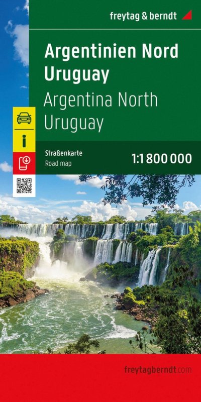 -: Severní Argentina - Uruguay 1:1 800 000 / automapa