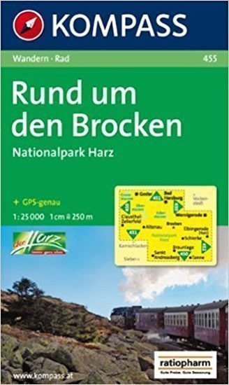 neuveden: Brocken,Nationalpark Harz 455 / 1:25T NKOM