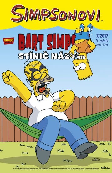 Groening Matt: Simpsonovi - Bart Simpson 7/2017 - Stínič názvu Groening Matt: Simpsonovi - Bart Simpson 7/2017 - Stínič názvu