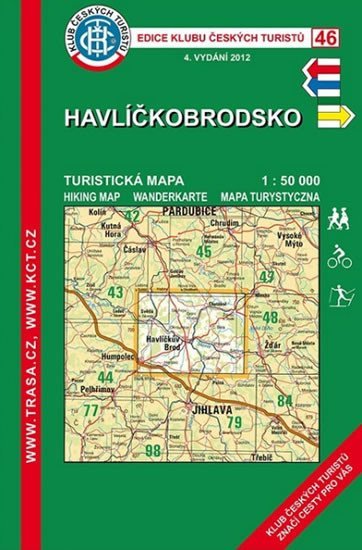 neuveden: Havlíčkobrodsko /KČT 46 1:50T Turistická mapa neuveden: Havlíčkobrodsko /KČT 46 1:50T Turistická mapa