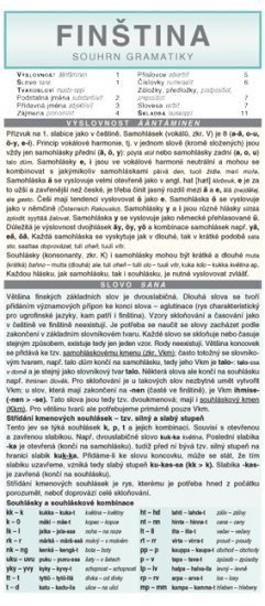 : FINŠTINA souhrn gramatiky