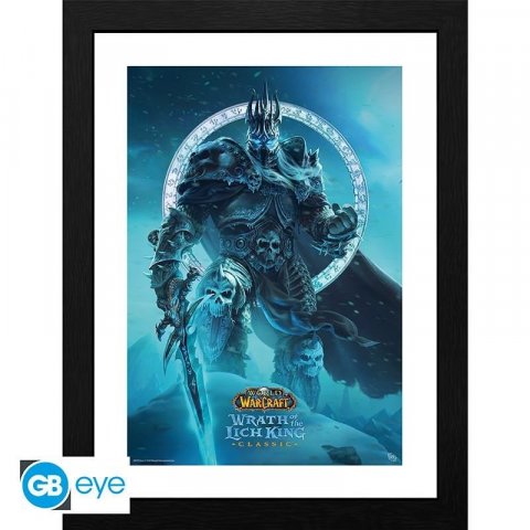 neuveden: World of Warcraft Zarámovaný plakát - Lich King