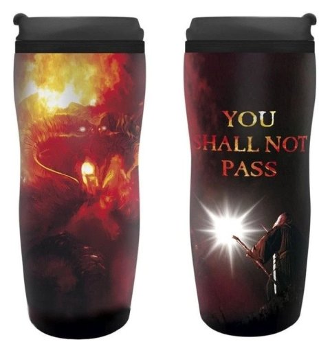 -: Pán prstenů Cestovní hrnek You Shall Not Pass 355 ml
