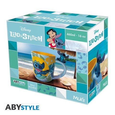 neuveden: Lilo  Stitch 3D Hrnek - Hawaiian Stitch 460 ml