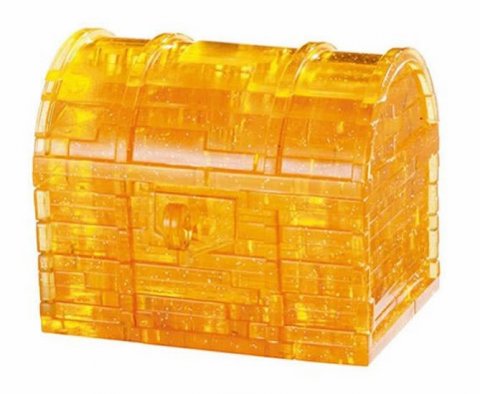 neuveden: Puzzle: Pokladnička truhla s klíčem /52 dílků 3D Crystal puzzle neuveden: Puzzle: Pokladnička truhla s klíčem /52 dílků 3D Crystal puzzle