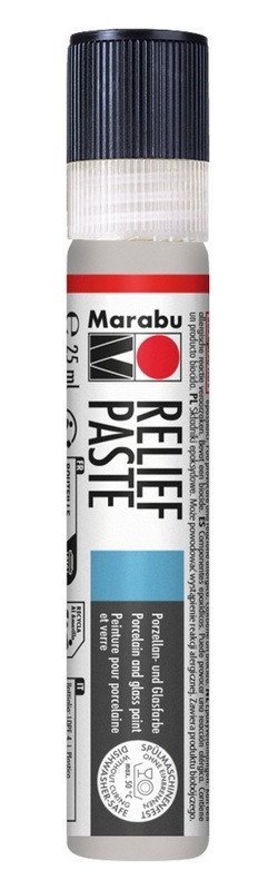 : Reliéfní pasta 25ml - metalická stříbrná 782