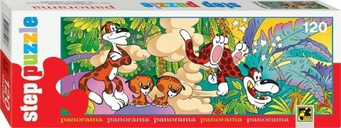 neuveden: Puzzle 120 Panorama: Pohádky - Leopardíci
