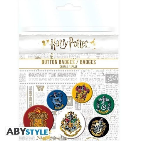 neuveden: Harry Potter Set odznáčků - Znaky 6 ks