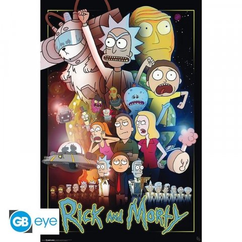 neuveden: Rick and Morty Plakát Maxi: Wars 91,5 x 61 cm