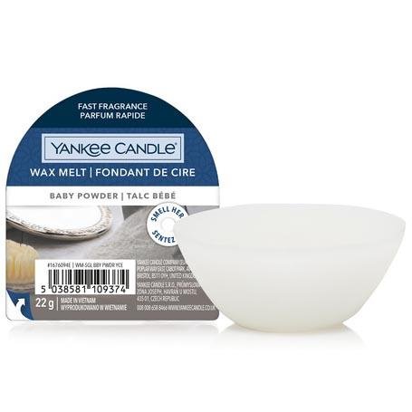 neuveden: YANKEE CANDLE Baby Powder vonný vosk 22g