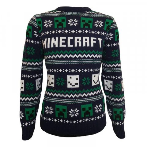 neuveden: Minecraft vánoční svetr - Jumper Pattern (velikost L)