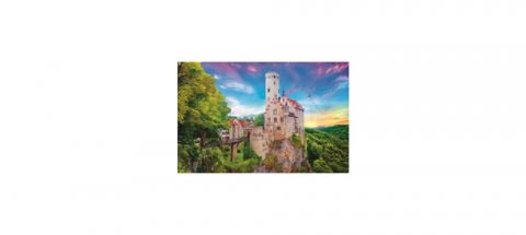 neuveden: Trefl Puzzle Zámek Lichtenstein / 1000 dílků