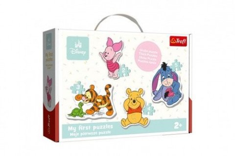 neuveden: Baby puzzle Disney: Medvídek Pú 4v1 (2, 3, 4, 5 dílků)