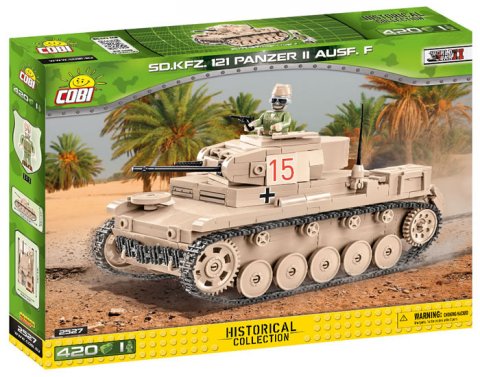 neuveden: Stavebnice COBI - II WW Sd.Kfz.121 Panzer II Ausf. F, 420 k, 1 f