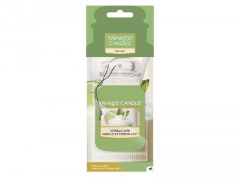 neuveden: YANKEE CANDLE Vanilla lime vůně do auta visačka papírová
