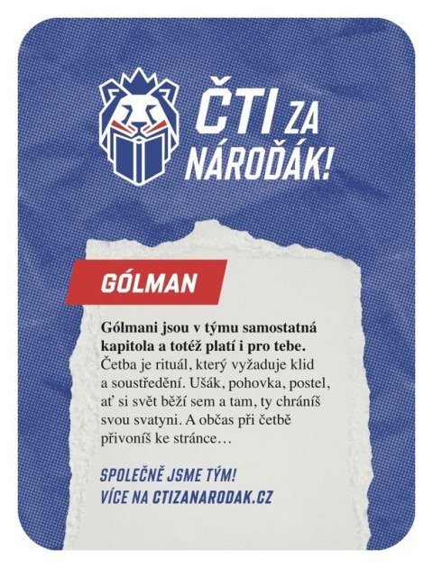 : Kartička s pozicí v nároďáku (sada po 8 kusech)