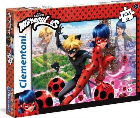 neuveden: Puzzle Kouzelná Beruška a Černý kocour v Paříži 104 dílků neuveden: Puzzle Kouzelná Beruška a Černý kocour v Paříži 104 dílků
