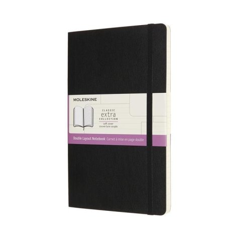 neuveden: Moleskine Zápisník černý L, linkovaný-č