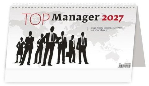 : Kalendář stolní 2027 - Top Manager