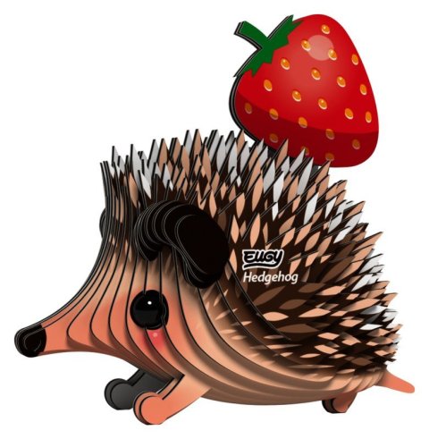 : EUGY 3D kartonová skládačka - Ježek