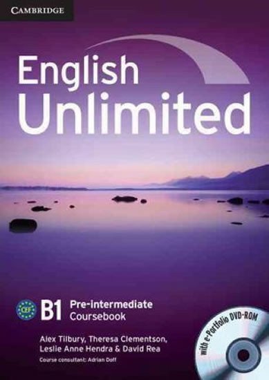 Tilbury Alex: English Unlimited Pre-intermediate Coursebook with E-Portfolio
