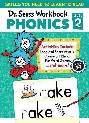 Dr. Seuss: Dr. Seuss Phonics Level 2 Workbook: A Phonics Workbook to Help Kids Ages 5-