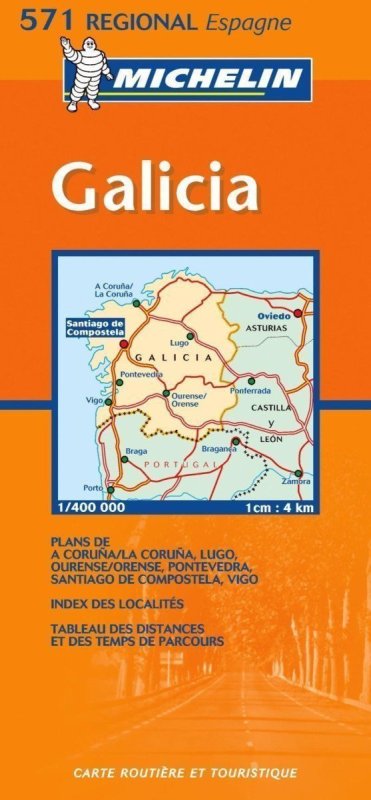 neuveden: MK 571s. Spain Galicia 1:400 000