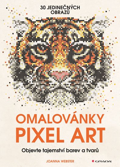 Webster Joanna: Omalovánky Pixel Art - Tajemství barev a tvarů