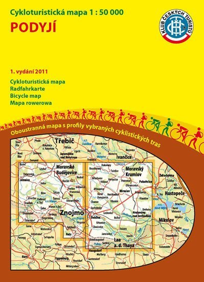 neuveden: Podyjí 1:50T/KČT Cykloturistická mapa