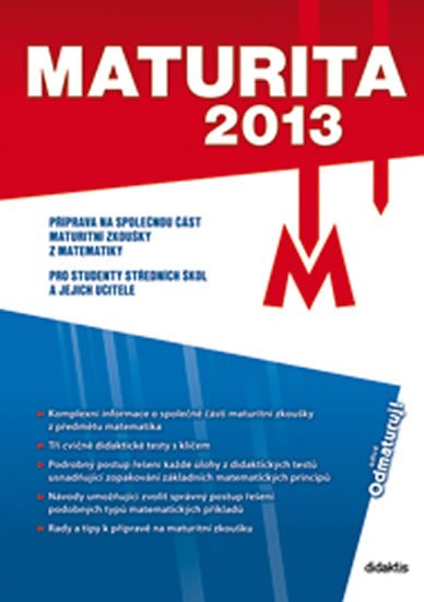 Kučerová R.: Maturita 2013 - Matematika