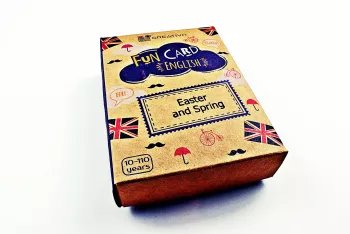 neuveden: Fun card English Easter and Spring