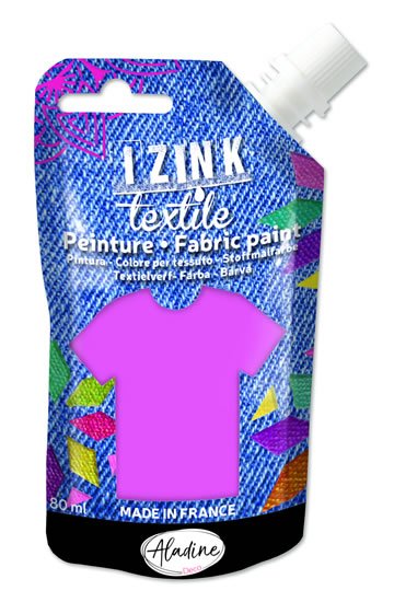 neuveden: Textilní barva IZINK Textile - světle růžová, 80 ml neuveden: Textilní barva IZINK Textile - světle růžová, 80 ml