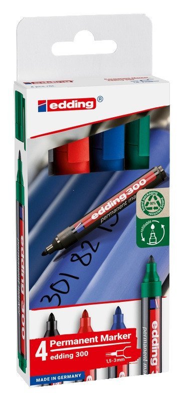 neuveden: Průmyslový popisovač EDDING 300 - sada 4 ks