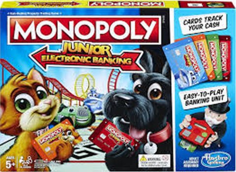 neuveden: Monopoly Junior: Elektronické bankovnictví CZ - hra