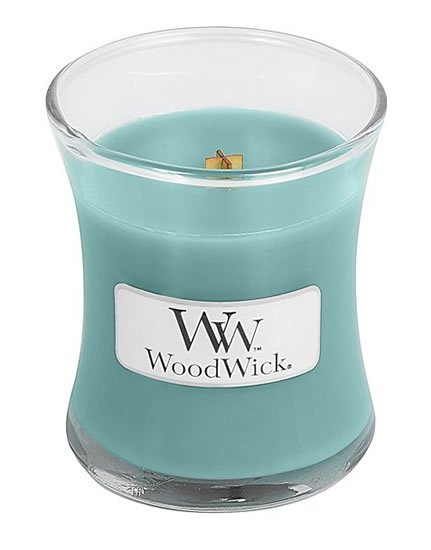 neuveden: WoodWick Blue Java Banana svíčka váza 85g