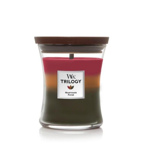 neuveden: WoodWick Hearthside svíčka loď Trilogy 275g