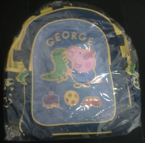 neuveden: Školní taška Prasátko Peppa - modrá