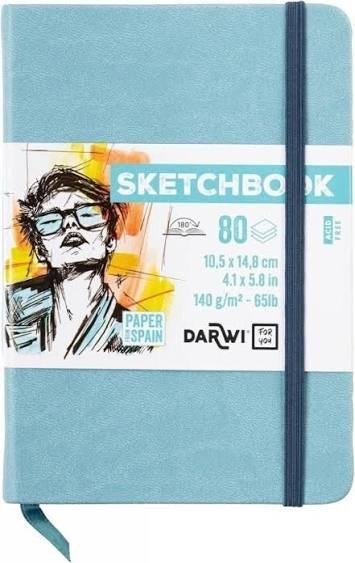 : Skicovací blok Soft blue A6 140g 80 listů