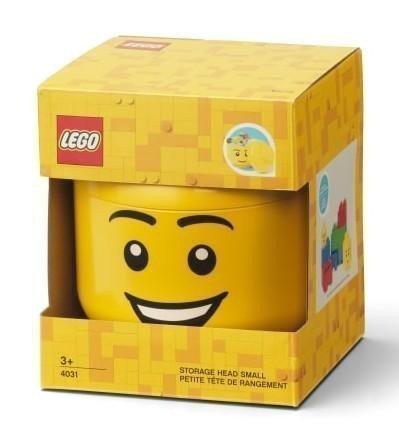 neuveden: LEGO® úložná hlava (velikost S) - šťastný chlapec