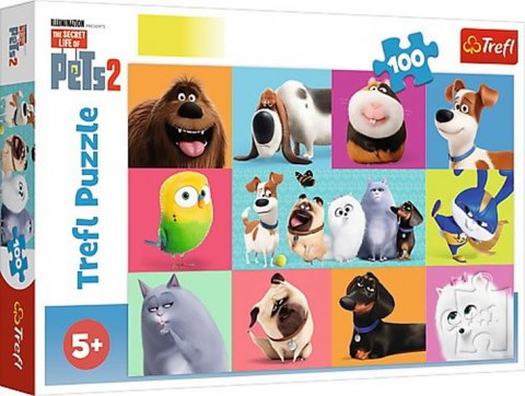 neuveden: Trefl Puzzle Tajný život mazlíčků 2 / 100 dílků