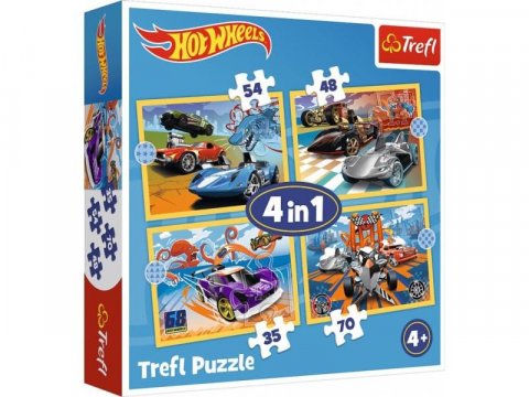 neuveden: Puzzle Autíčka Hot Wheels 4v1 (35,48,54,70 dílků) neuveden: Puzzle Autíčka Hot Wheels 4v1 (35,48,54,70 dílků)
