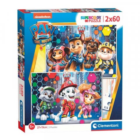 neuveden: Clementoni Puzzle - Tlapková patrola 2x60 dílků