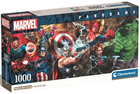 neuveden: Puzzle Panorama: Marvel 1000 dílků