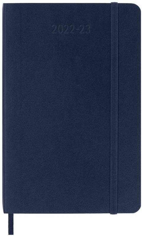 neuveden: Moleskine Plánovací zápisník 2022-2023 modrý S, měkký