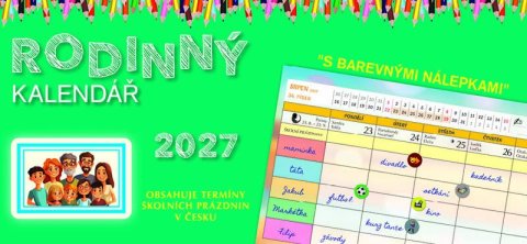 : Kalendář 2027 stolní: RODINNÝ